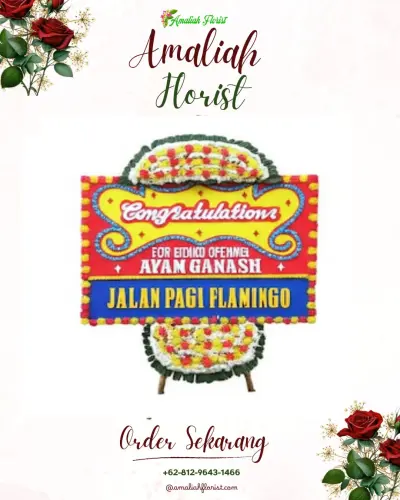 Bunga Papan Congratulation di Warudoyong